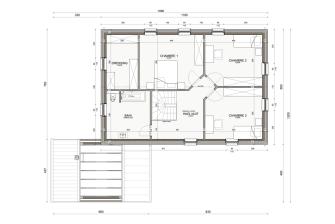 Maison d'inspiration Écostyle 12 plans de l'étage
