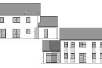 Maison d'inspiration Écostyle 13 plans des façades