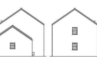 Maison d'inspiration Écostyle 13 plans des pignons