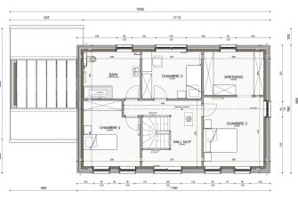 Maison d'inspiration Écostyle 13 plans de l'étage