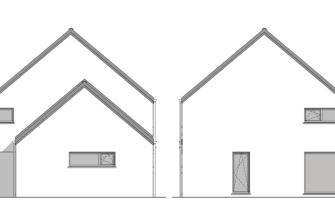 Maison d'inspiration Écostyle 14 plans des pignons