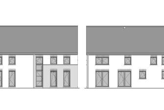 Maison d'inspiration Écostyle 15 plans des façades