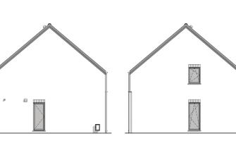 Maison d'inspiration Écostyle 15 plans des pignons