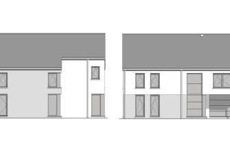 Maison d'inspiration Écostyle 16 plans des façades