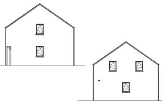 Maison d'inspiration Écostyle 19 plans des pignons