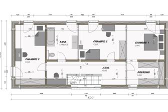 Maison d'inspiration Écostyle 20 plans de l'étage