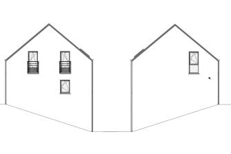 Maison d'inspiration Écostyle 21 plans des pignons