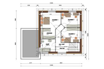 Maison d'inspiration Écostyle 22 plans de l'étage