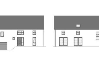 Maison d'inspiration Écostyle 23 plans des façades