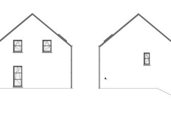 Maison d'inspiration Écostyle 23 plans des pignons