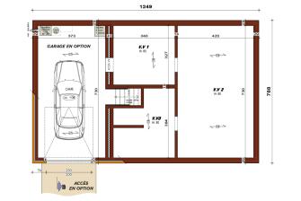 Maison d'inspiration Écostyle 23 plans de la cave