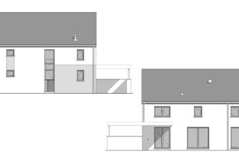 Maison d'inspiration Écostyle 25 plans des façades