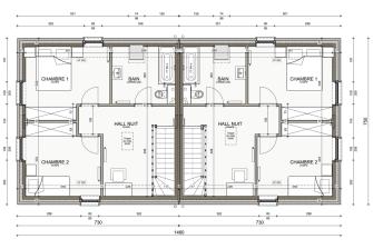 Maison d'inspiration Écostyle 26 plans de l'étage