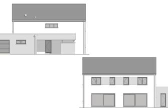 Maison d'inspiration Écostyle 27 plans des façades