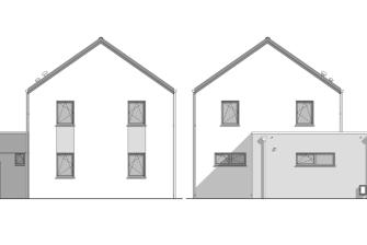 Maison d'inspiration Écostyle 27 plans des pignons