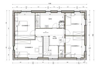 Maison d'inspiration Écostyle 28 plans de l'étage