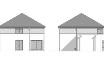 Maison d'inspiration Écostyle 30 plans des pignons