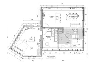 Maison d'inspiration Écostyle 30 plans du rez-de-chaussée