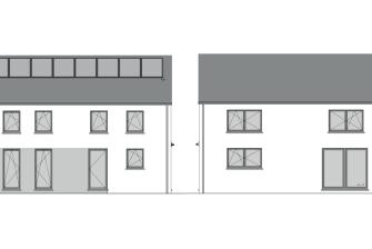 Plan du modèle Évidence - Façades