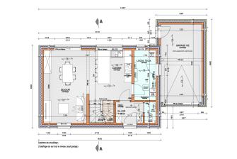 Maison d'inspiration Ancrage Plans du rez-de-chaussée