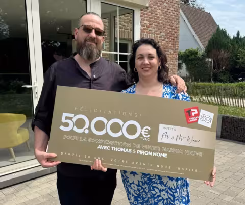 50 ans de Thomas et Piron: Mathieu et Marcela ont remporté le chèque de 50 000 euros